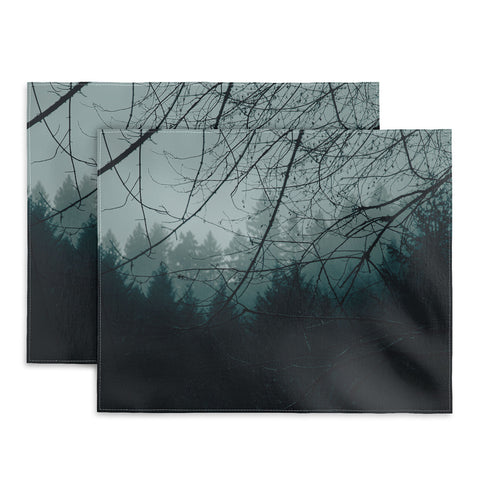 Hannah Kemp Moody Blue Forest Placemat