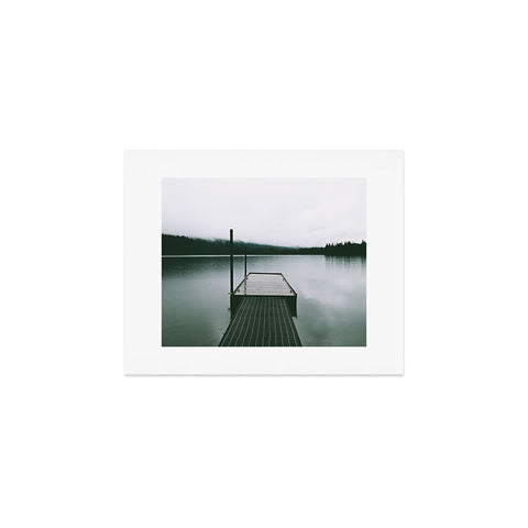 Hannah Kemp Moody Lake Dock Art Print