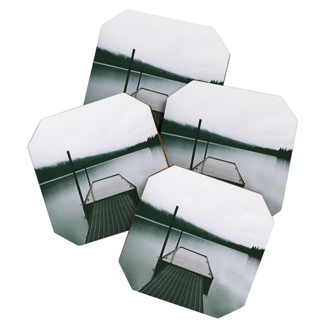 Hannah Kemp Moody Lake Dock Coaster Set