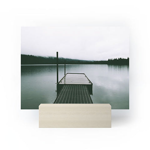 Hannah Kemp Moody Lake Dock Mini Art Print