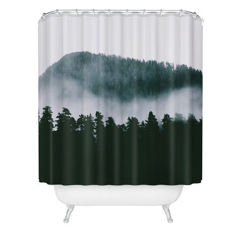 Hannah Kemp Moody Landscape Shower Curtain