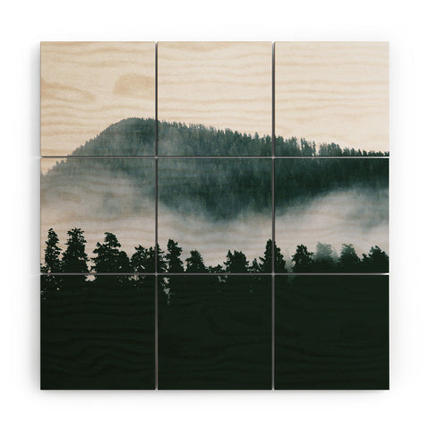 Hannah Kemp Moody Landscape Wood Wall Mural