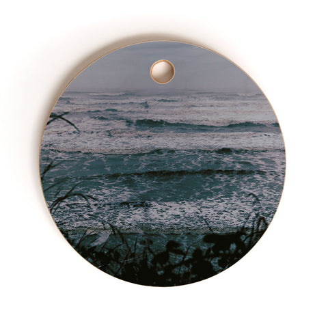 Hannah Kemp Moody Ocean Cutting Board Round