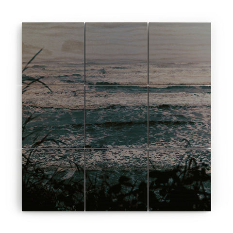 Hannah Kemp Moody Ocean Wood Wall Mural