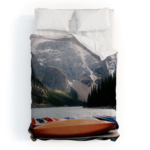 Hannah Kemp Moraine Canoes Comforter