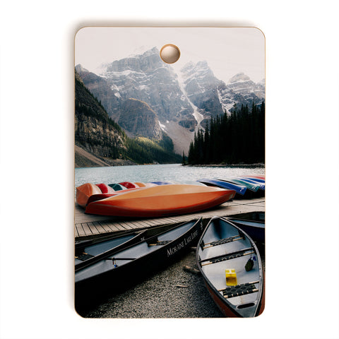 Hannah Kemp Moraine Canoes Cutting Board Rectangle