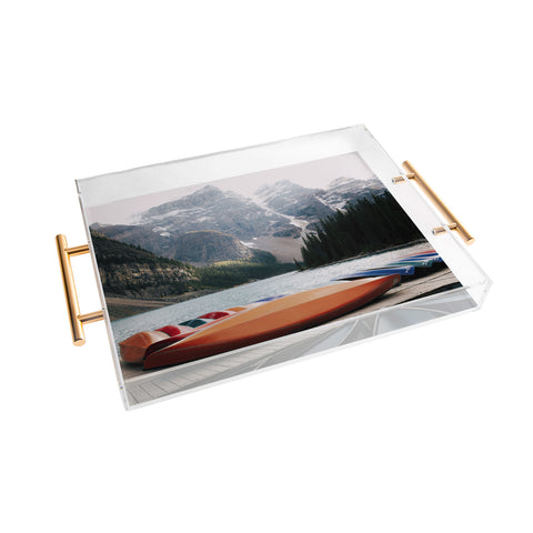 Hannah Kemp Moraine Canoes Acrylic Tray
