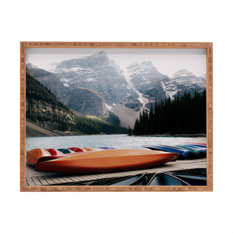 Hannah Kemp Moraine Canoes Rectangular Tray