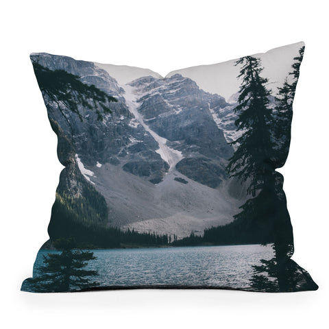 Hannah Kemp Moraine Lake Outdoor Throw Pillow