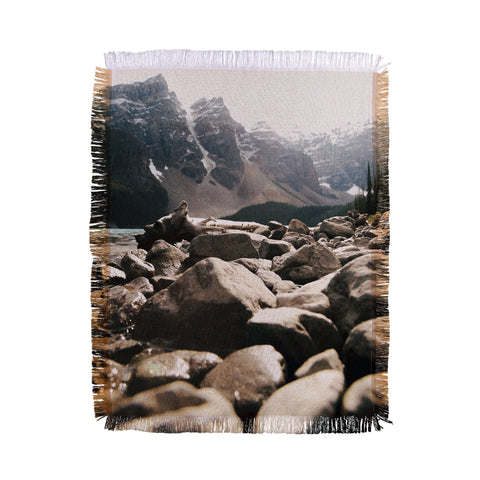 Hannah Kemp Moraine Rocks Throw Blanket
