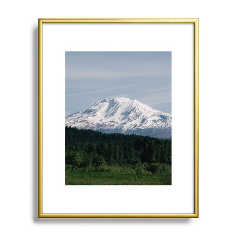 Hannah Kemp Mount Adams Metal Framed Art Print