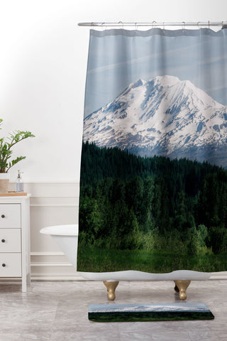 Hannah Kemp Mount Adams Shower Curtain And Mat