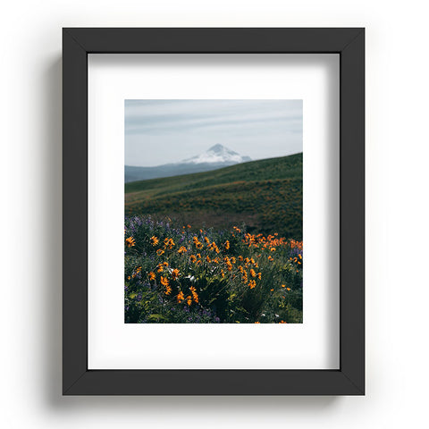 Hannah Kemp Mount Hood Blooms II Recessed Framing Rectangle