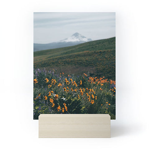 Hannah Kemp Mount Hood Blooms II Mini Art Print