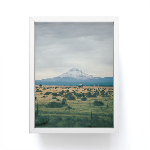 Hannah Kemp Mount Jefferson Framed Mini Art Print