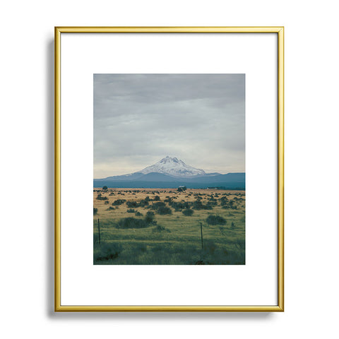 Hannah Kemp Mount Jefferson Metal Framed Art Print