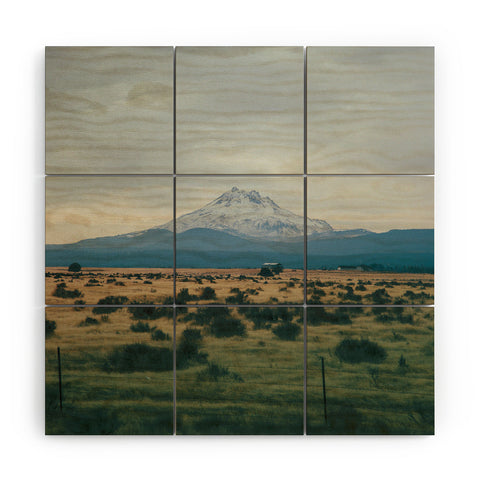 Hannah Kemp Mount Jefferson Wood Wall Mural