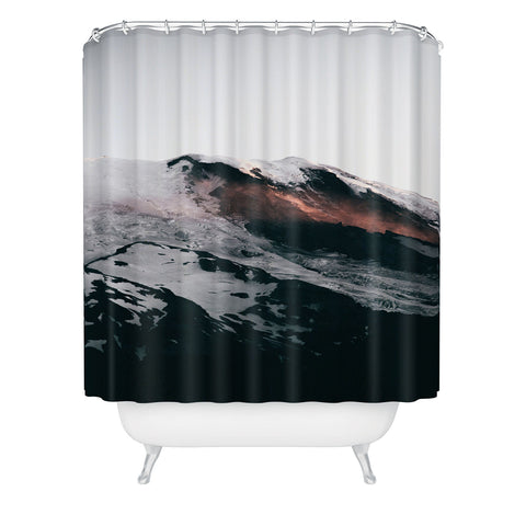 Hannah Kemp Mount Rainier III Shower Curtain