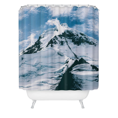 Hannah Kemp Mount Redoubt Shower Curtain