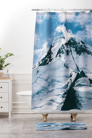 Hannah Kemp Mount Redoubt Shower Curtain And Mat