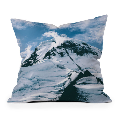 Hannah Kemp Mount Redoubt Outdoor Throw Pillow