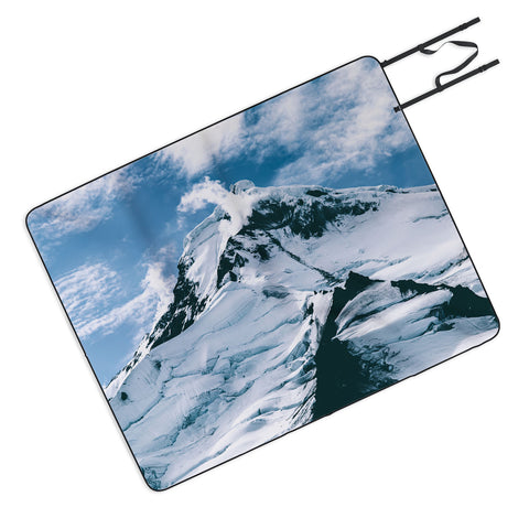 Hannah Kemp Mount Redoubt Picnic Blanket