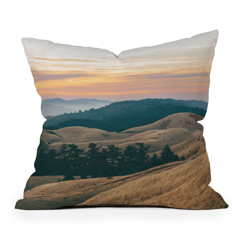 Hannah Kemp Mount Tam Throw Pillow