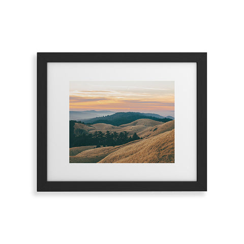 Hannah Kemp Mount Tam Framed Art Print