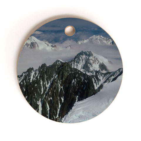 Hannah Kemp Mountain Landscape Cutting Board Round