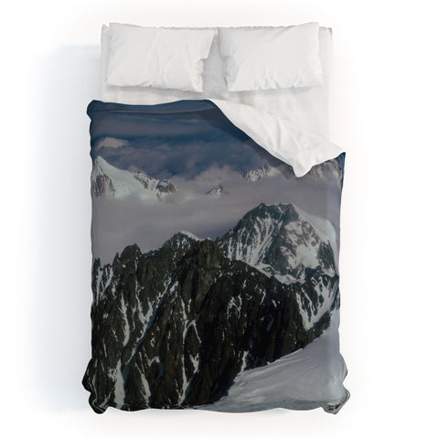 Hannah Kemp Mountain Landscape Duvet Cover