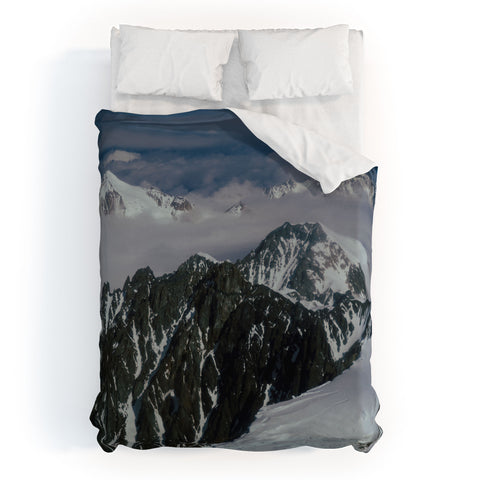 Hannah Kemp Mountain Landscape Duvet Cover
