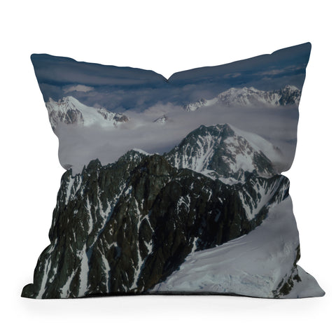 Hannah Kemp Mountain Landscape Throw Pillow