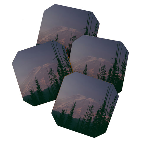 Hannah Kemp Mt Rainier Dreams Coaster Set