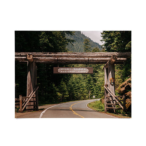 Hannah Kemp Mt Rainier Park Entrance Poster