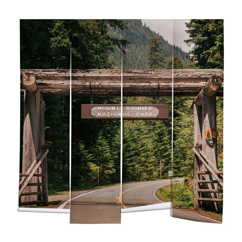 Hannah Kemp Mt Rainier Park Entrance Wall Mural