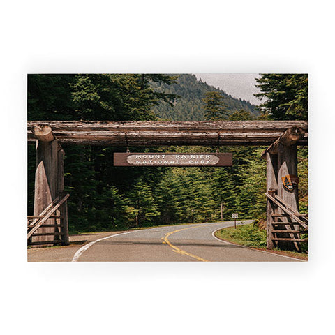 Hannah Kemp Mt Rainier Park Entrance Welcome Mat