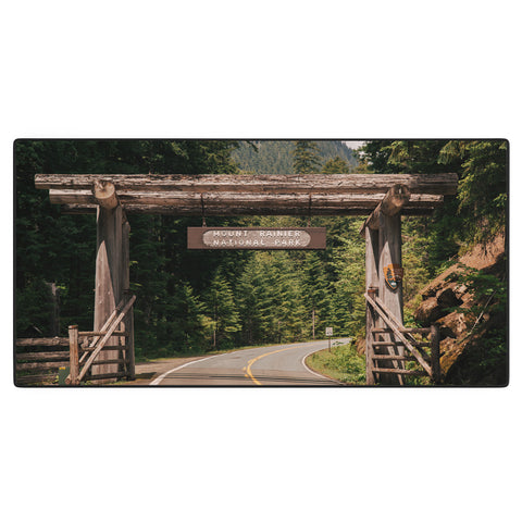 Hannah Kemp Mt Rainier Park Entrance Desk Mat