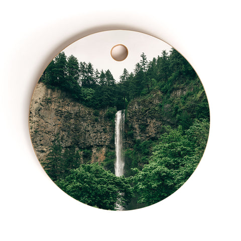 Hannah Kemp Multnomah Falls Cutting Board Round