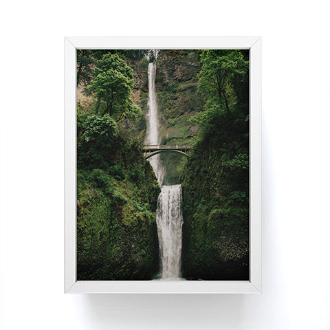 Hannah Kemp Multnomah Falls Oregon Framed Mini Art Print