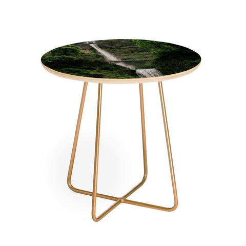 Hannah Kemp Multnomah Falls Oregon Round Side Table