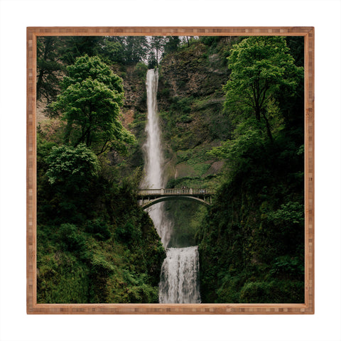 Hannah Kemp Multnomah Falls Oregon Square Tray