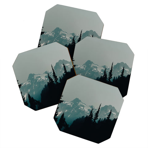 Hannah Kemp North Cascades Coaster Set