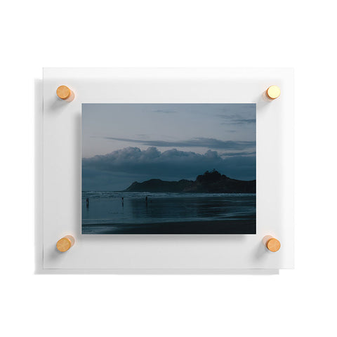 Hannah Kemp Oregon Coast Blues Floating Acrylic Print