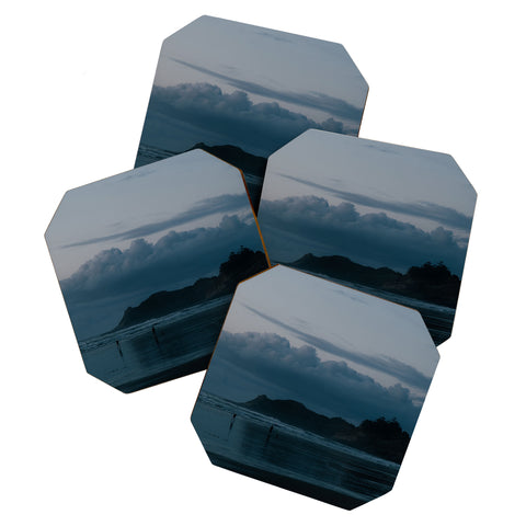 Hannah Kemp Oregon Coast Blues Coaster Set