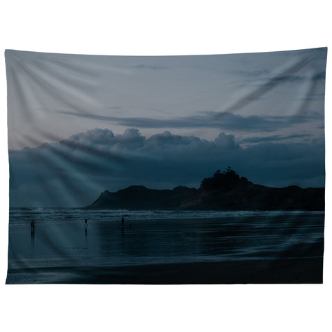Hannah Kemp Oregon Coast Blues Tapestry