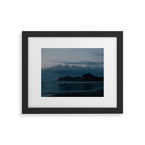 Hannah Kemp Oregon Coast Blues Framed Art Print