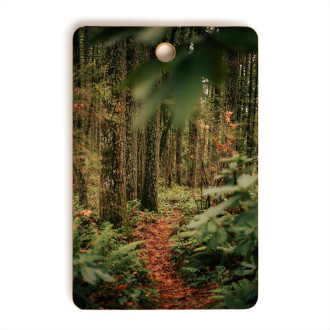 Hannah Kemp Oregon Forest Trail Cutting Board Rectangle