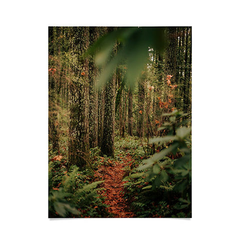 Hannah Kemp Oregon Forest Trail Poster