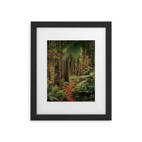 Hannah Kemp Oregon Forest Trail Framed Art Print