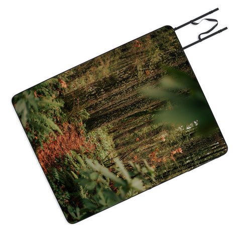 Hannah Kemp Oregon Forest Trail Picnic Blanket